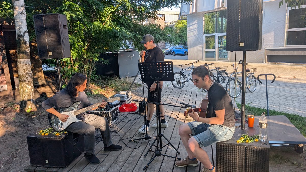Livemusik beim Community Summer Jam. Foto: Kristin Sommer / Lausitz Science Park