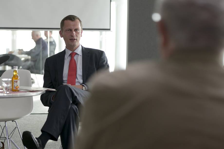 Holger Kelch während der Veranstaltung Politiker zum Anfassen.