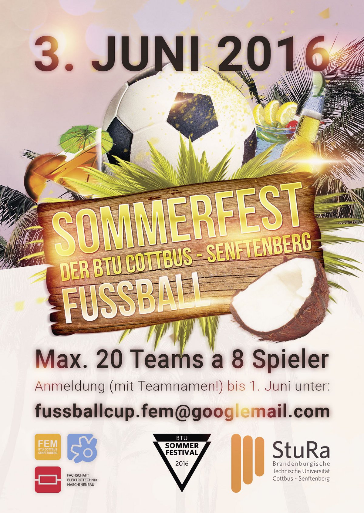 Flyer FEM Fußballcup