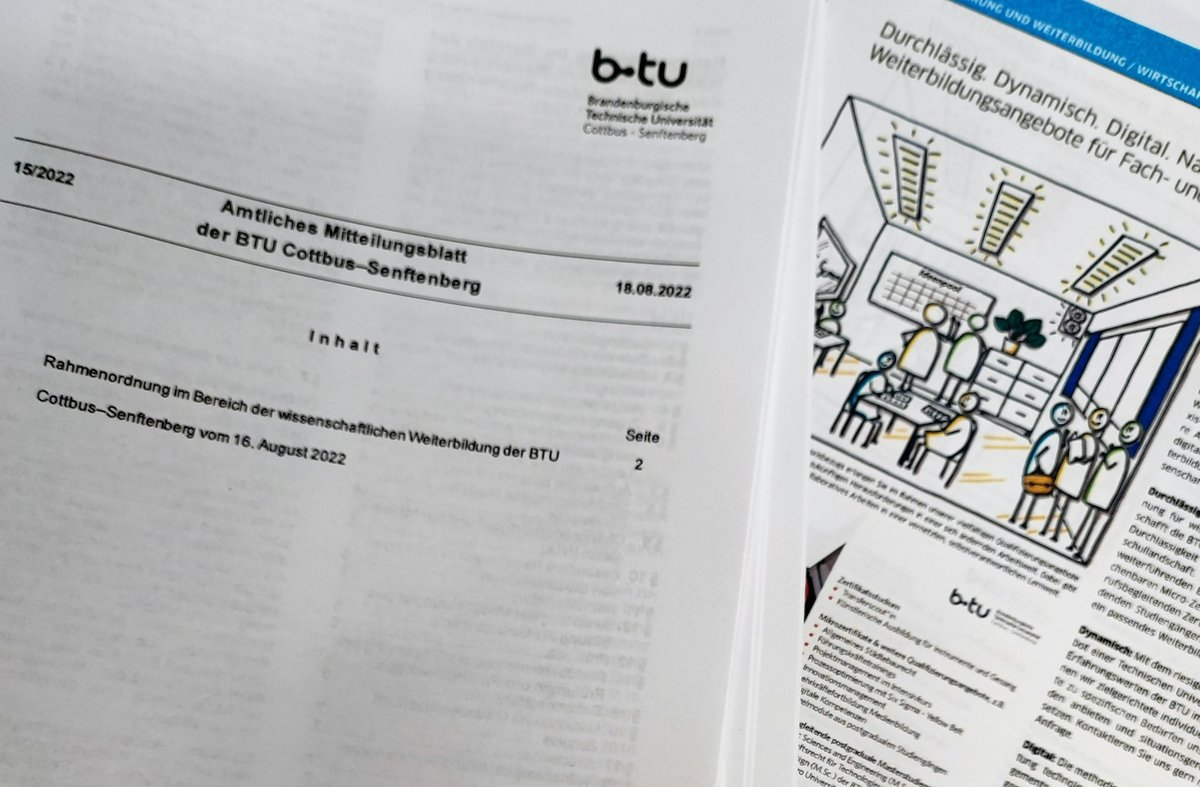 Rahmenordnung im Bereich der wissenschaftlichen Weiterbildung 