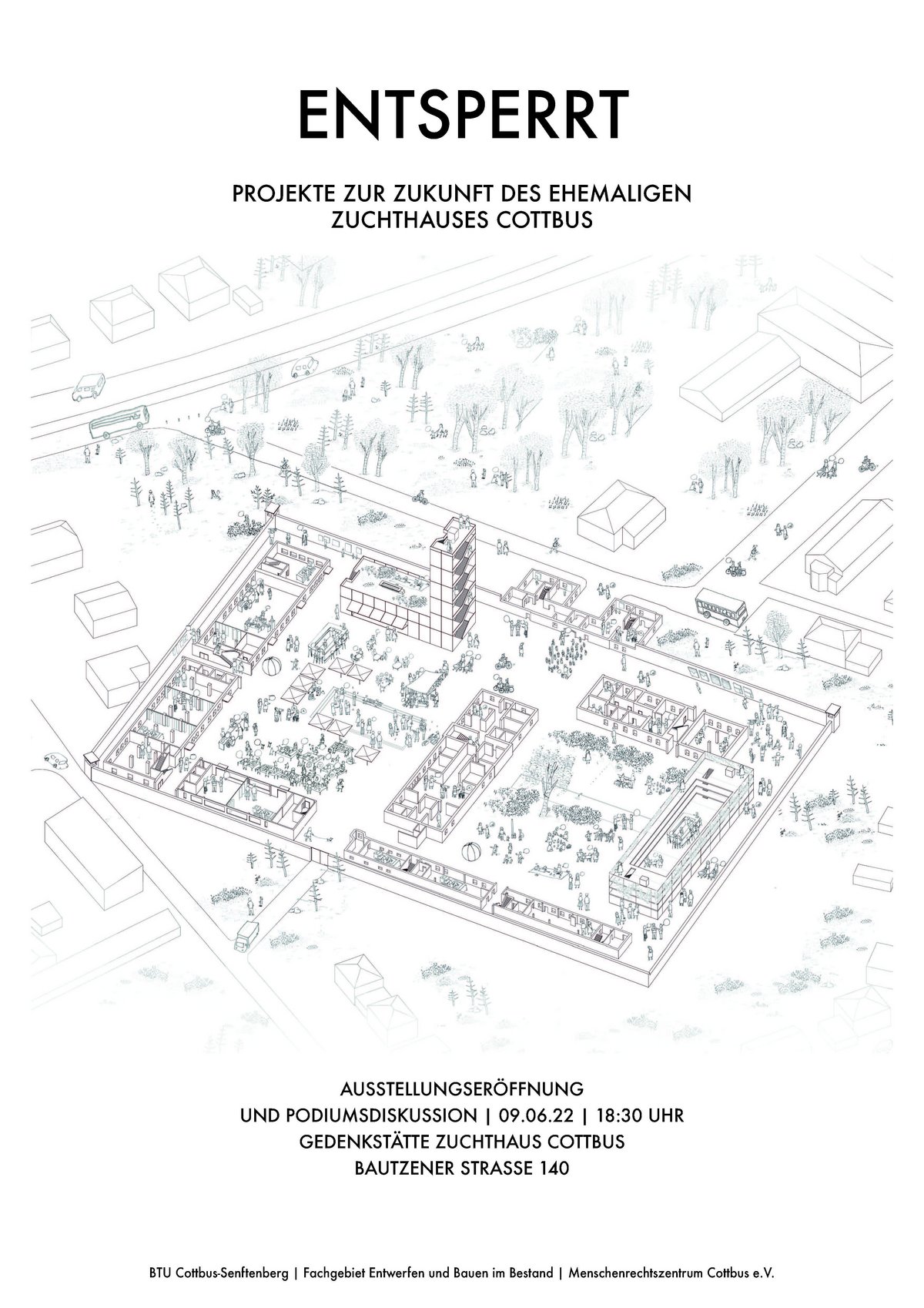 Plakat zur Ausstellungseröffnung