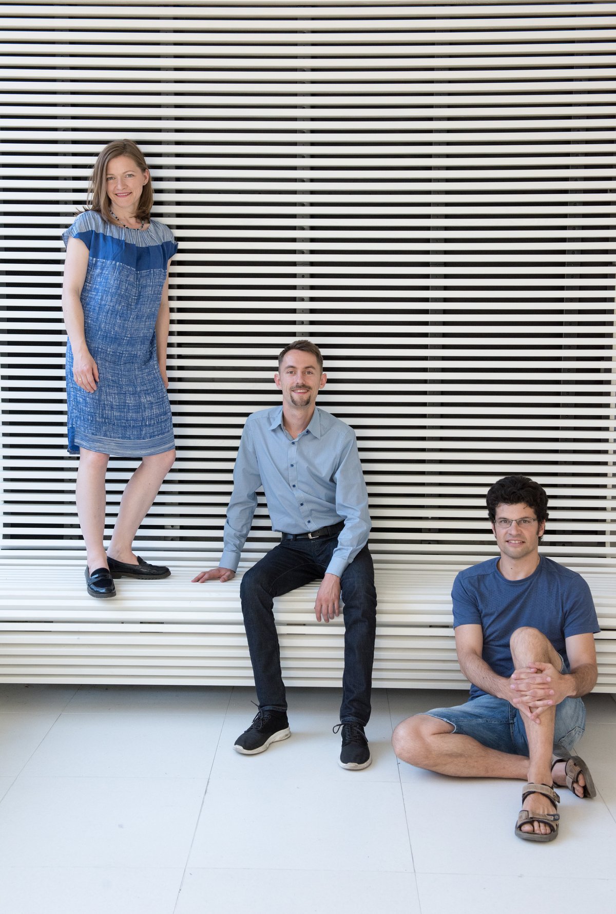 Gruppenfoto der 3 Team-Mitglieder von Pattarina