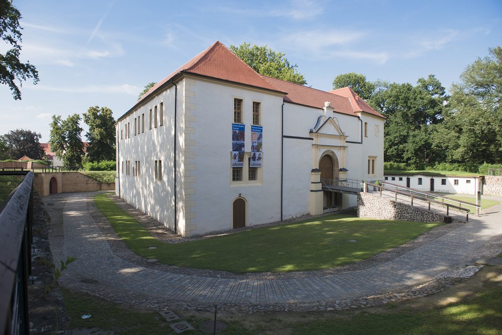 Schloss und Festung Senftenberg Blick auf die Festung Senftenberg