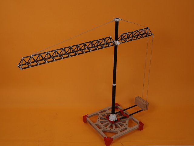 Model of the lifting system demonstrator