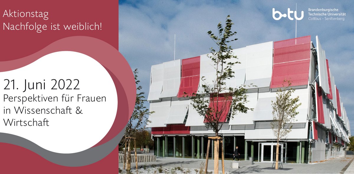 Flyer, Nachfolge ist weiblich! – Perspektiven für Frauen in Wissenschaft und Wirtschaft, 21.06.2022