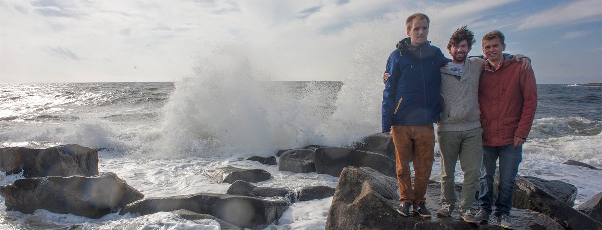 Studierende im Ausland an der Ostsee in Halmstad