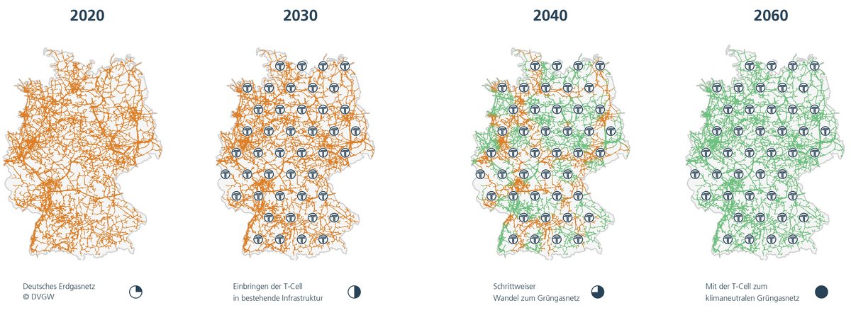 Mit der T-Cell bis 2060 zum klimaneutralen Grüngasnetz - Bild: Lehrstuhl für Architektur und Visualisierung