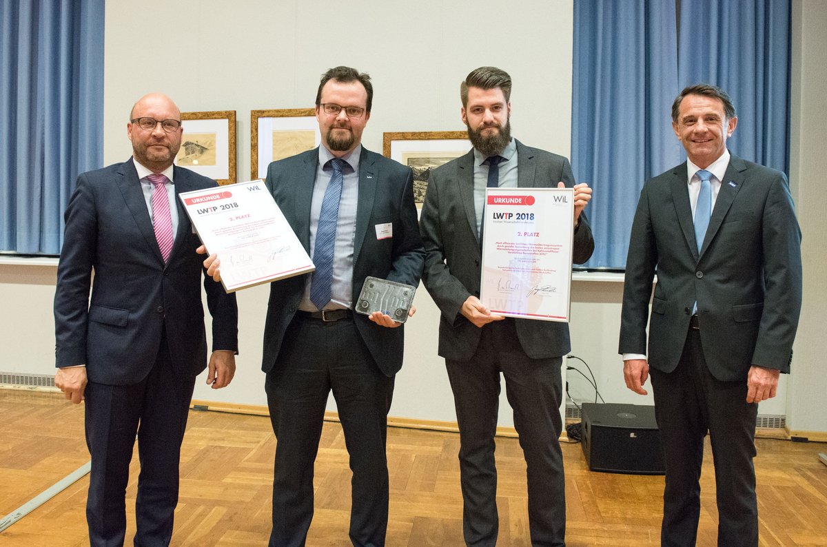 Preisträger zweiter Platz beim Wissenschaftstransferpreis