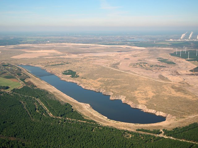 Luftbild vom Cottbuser Ostsee