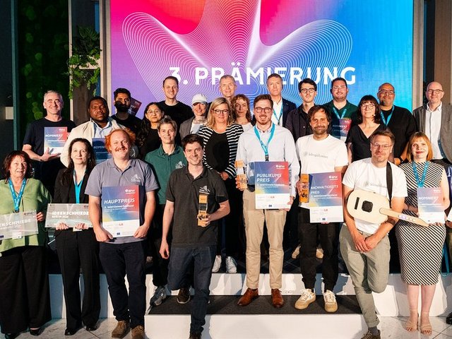 Gruppenbild der Preisträger*innen