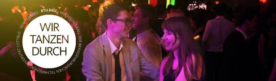 Ein Tanzpaar auf dem BTU Ball 2017.