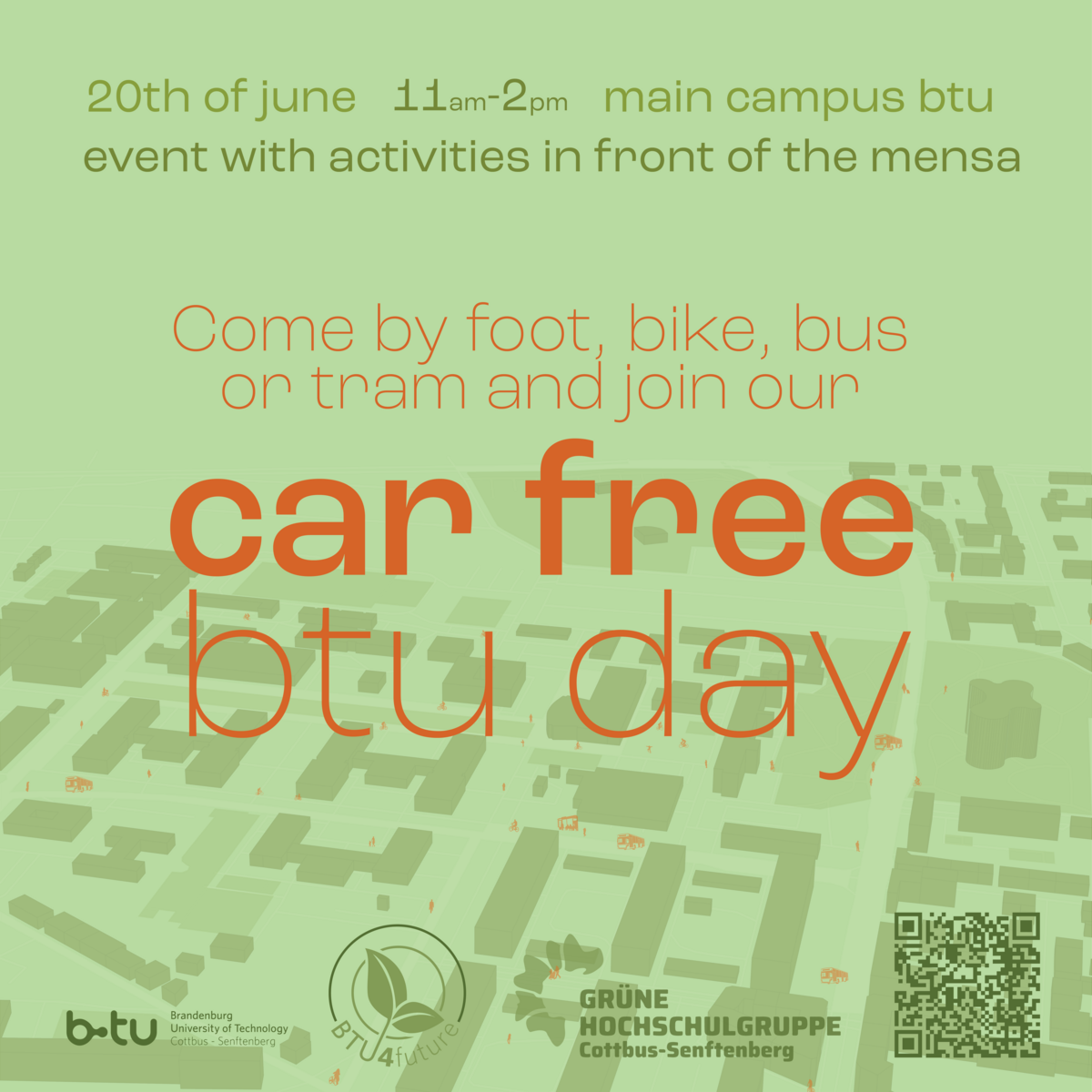 Poster Car-Free University Day 