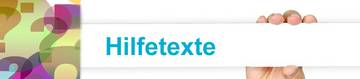 Hilfetexte Hilfetexte und Anleitungen