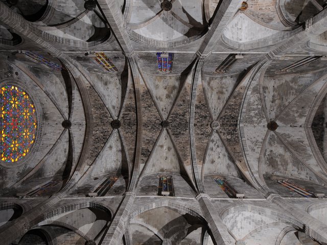 Gewölbe der Kahtedrale von Mallorca