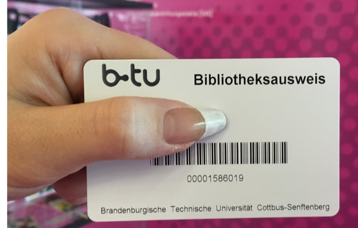 Der Bibliotheksausweis zur Nutzung unserer Bibliotheksangebote.