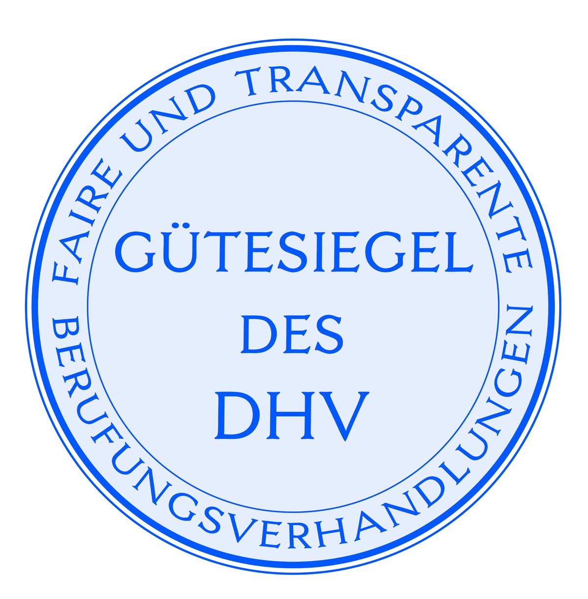 Gütesiegel des Deutschen Hochschulverbandes (DHV)
