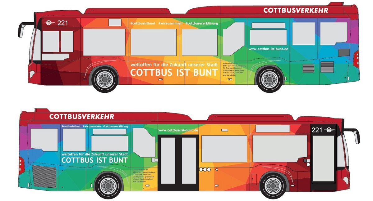 Die Gestaltung des Busses