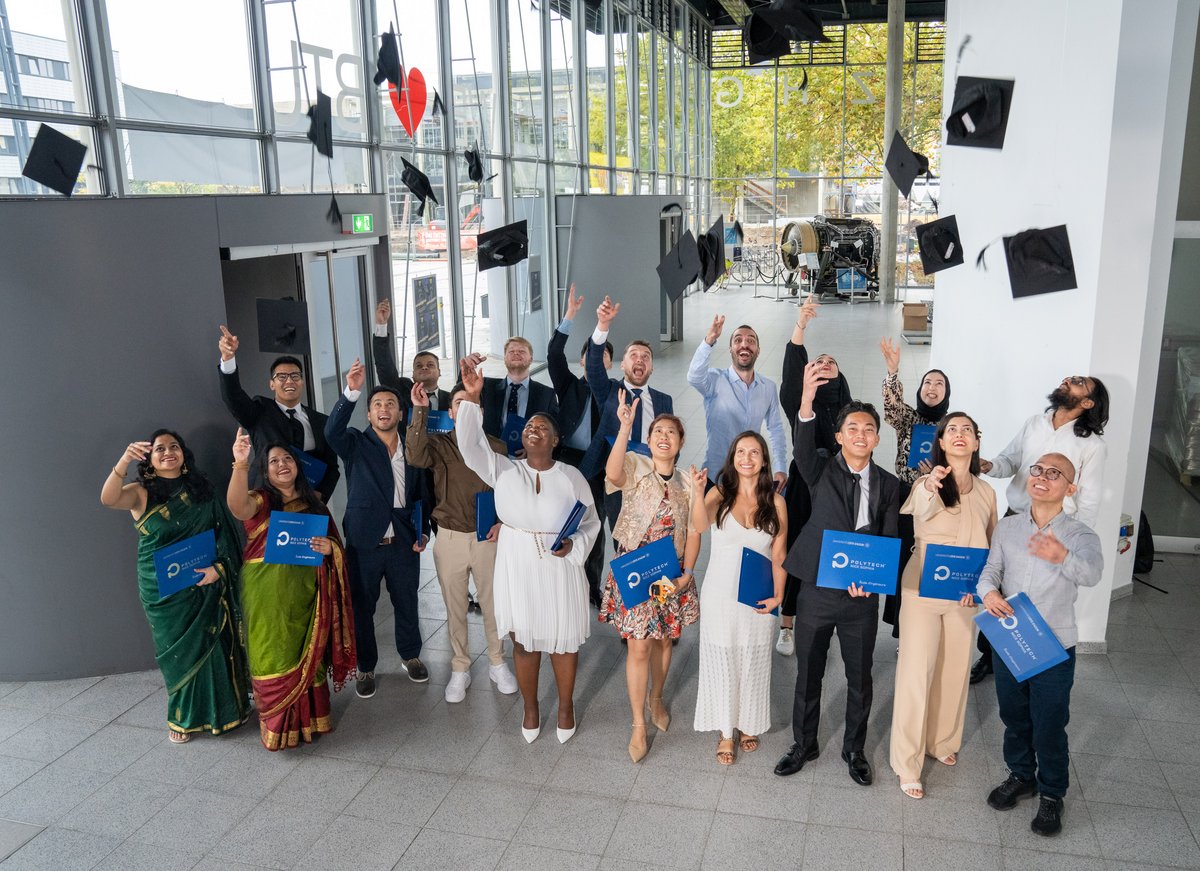 Graduates with caps