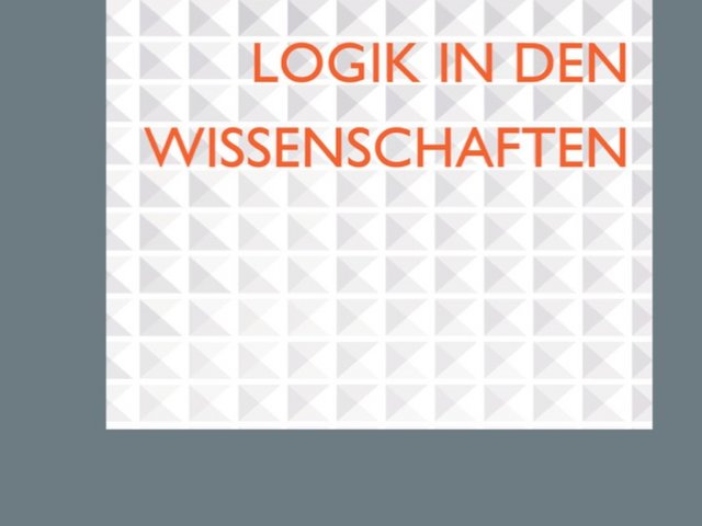 Logik in den Wissenschaften