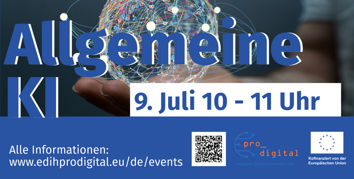 Allgemeine KI - Veranstaltungsflyer - 9. Juli 2024