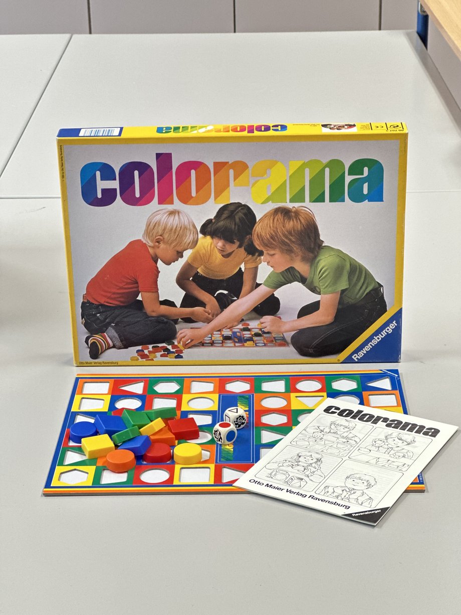 Das Foto zeigt das im Labor für Didaktik und Methoden ausleihbare Spiel "Colorama".