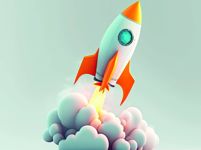  Graphic rocket launch 