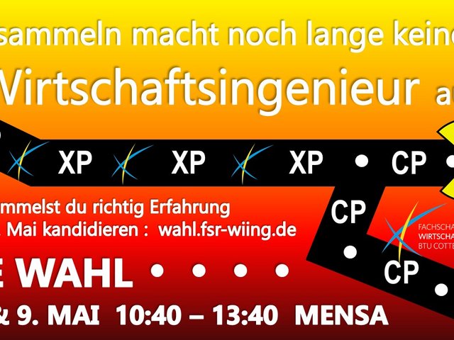 Pack-Man sammlet neben Leistungspunkten im Fachschaftsrat auch Erfahrungspunkte
