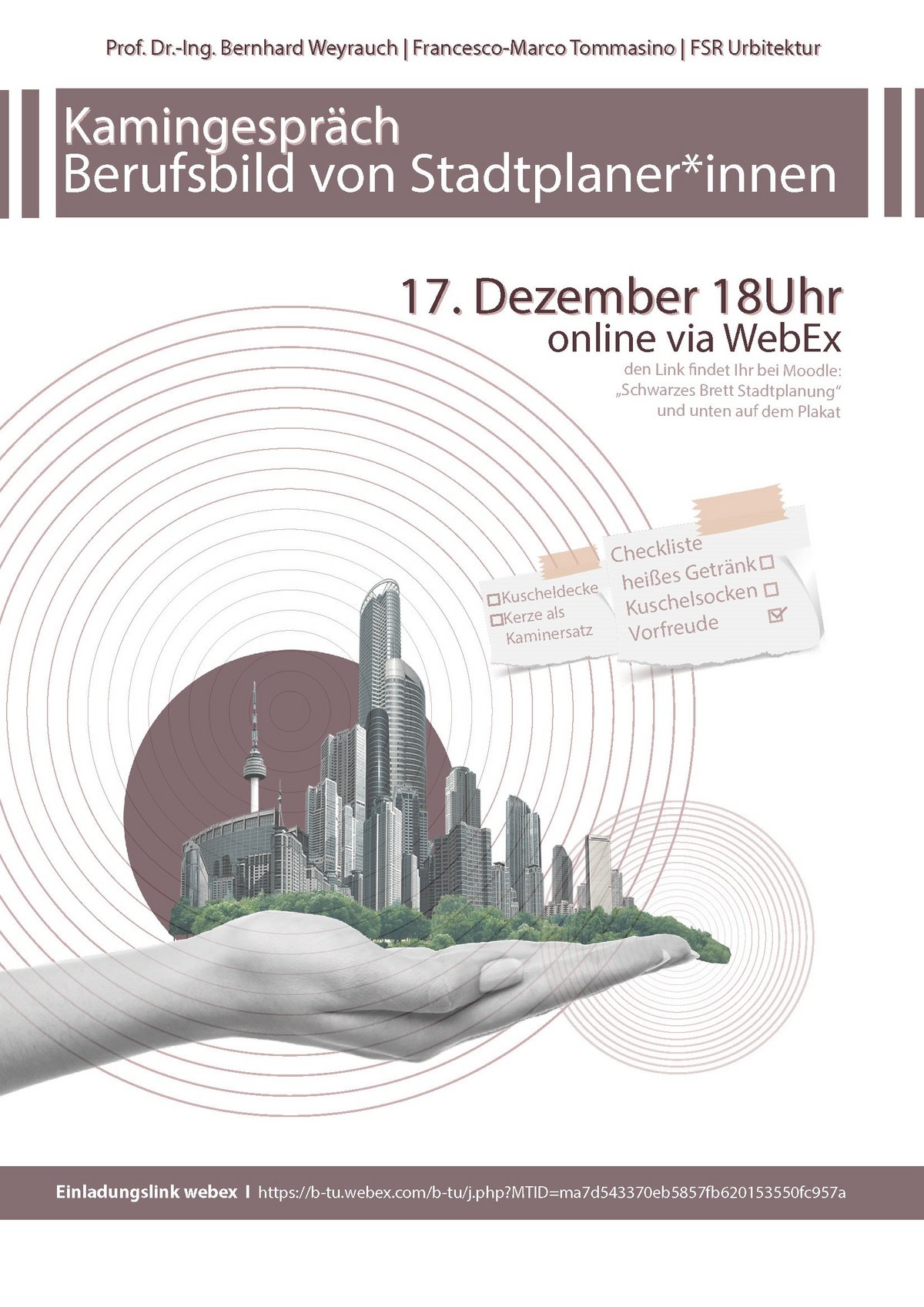 Plakat zur Veranstaltung