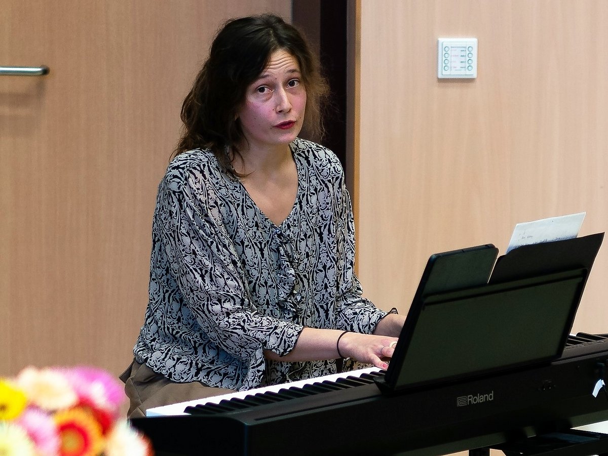 Anna-Tabea Tiede at the keyboard. All photos: BTU, Kenneth Marter