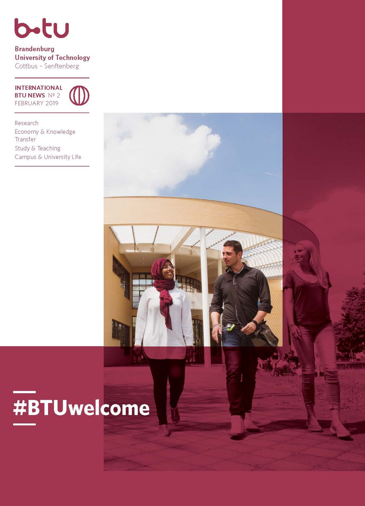 Titelbild der 2. Ausgabe von BTU News International