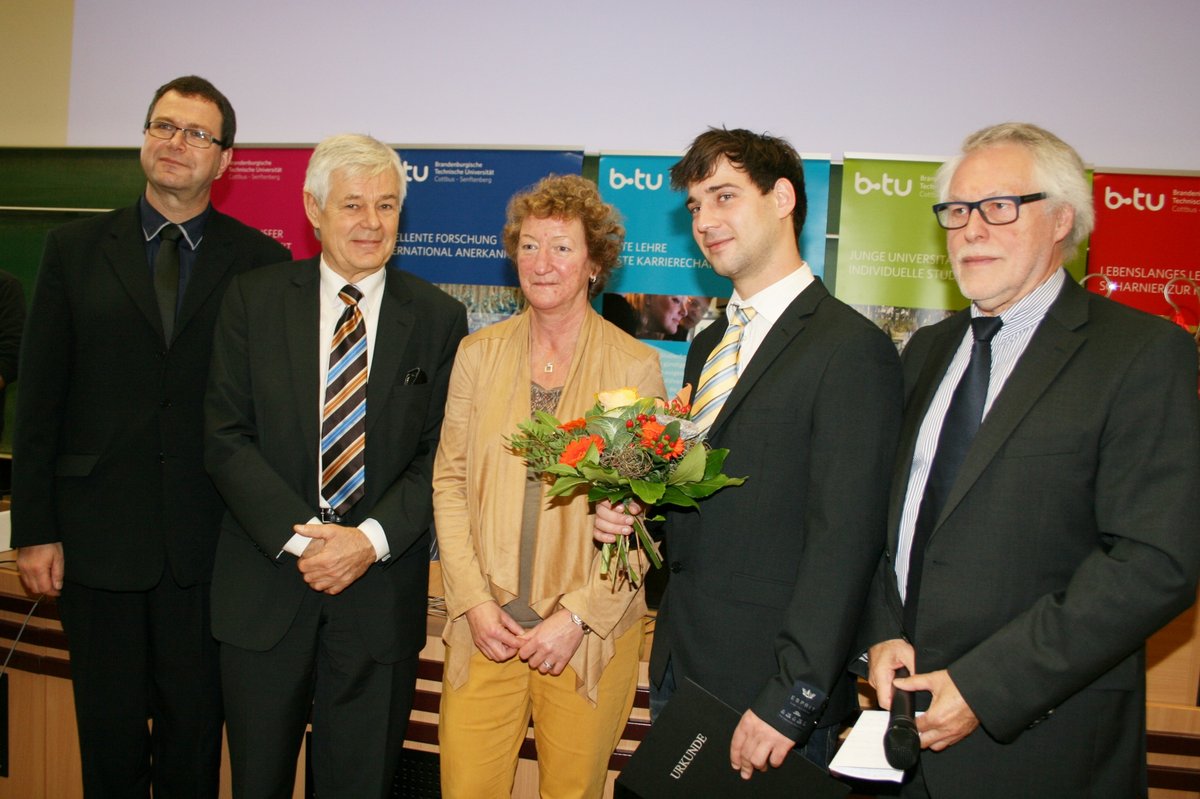 Verleihung des Heinz-Ludwig-Horney-Preises 2016 an Daniel Britz.