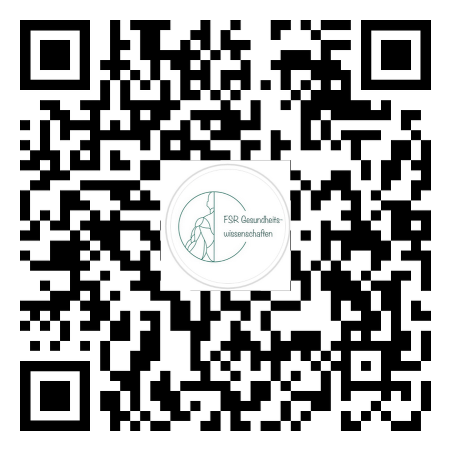 Das Foto zeigt den QR Code, der zum Instagramprofil der Fachschaft leitet