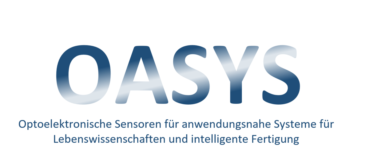 Logo OASYS in blauen Großbuchstaben