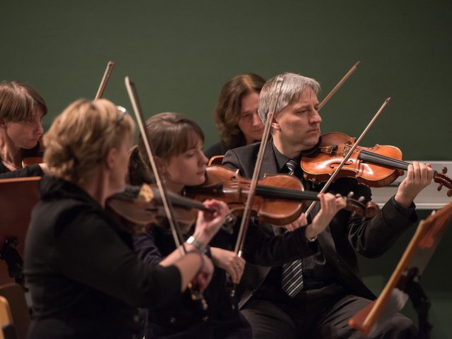 Musikerinnen und Musiker des Collegium musicum
