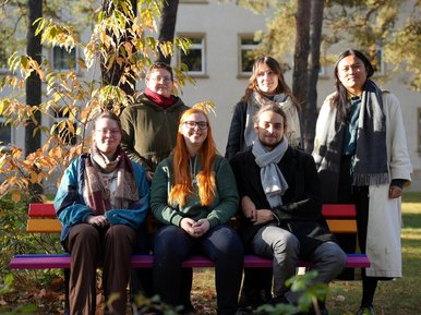 Der Fachschaftsrat IGP 2024 v.l.n.r.: Julia Hupel, Malina Riehl, Luise Neupert, Stella-Marie Jahn, Rocco Waas, Hai Viet Le