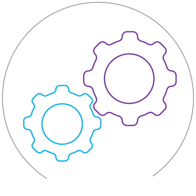 Symbole für verzahnung von Theorie und Praxis