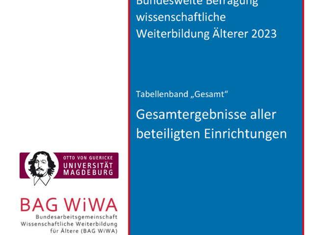 Logo: Bundesweite Befragung wissenschaftliche Weiterbildung Älterer 2023