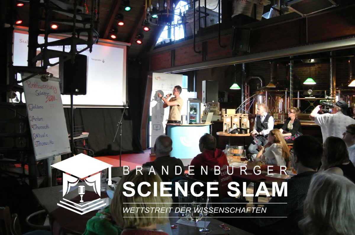 Banner zum 2. Brandenburger Science Slam