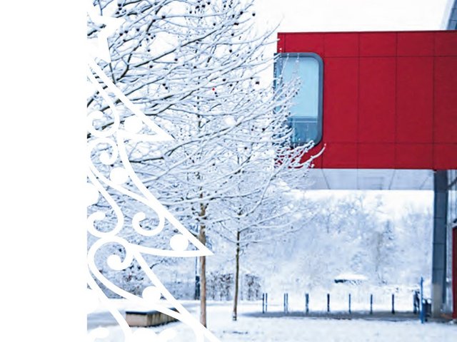 Weihnachtsmotiv Panta Rhei Cottbus
