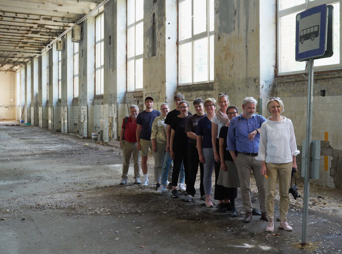 Gruppenfoto vom Fachgebiet Baugeschichte aus Riga 