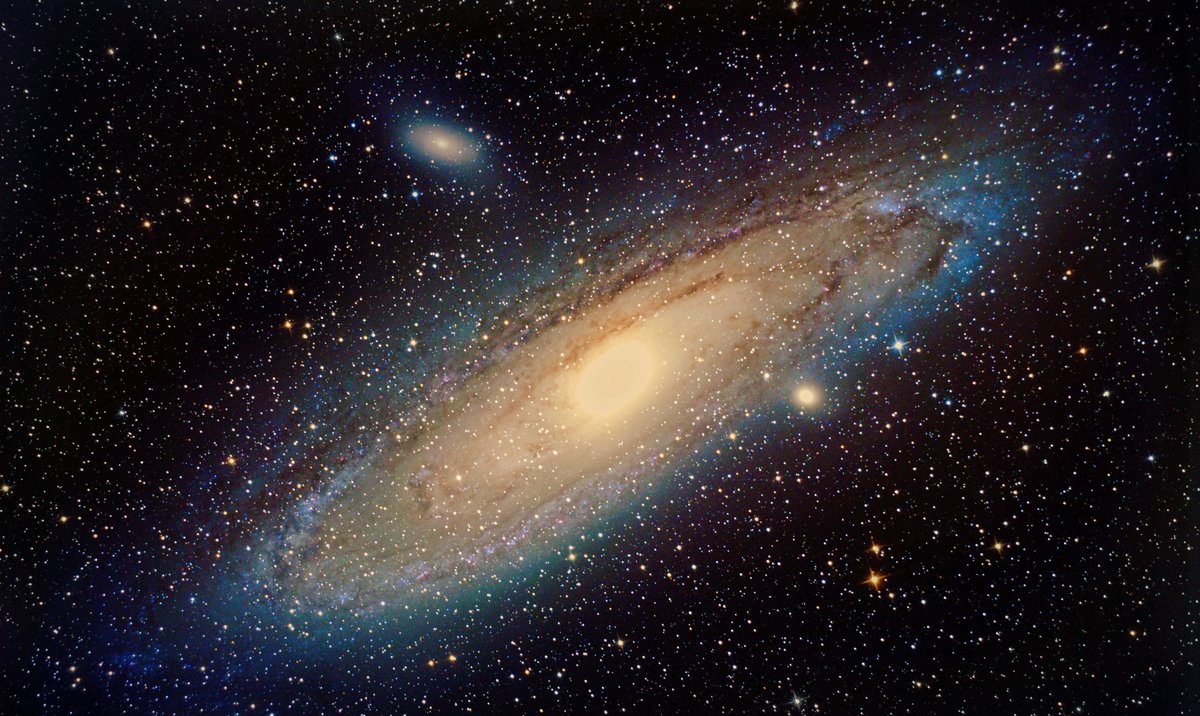 Foto der Andromeda-Galaxie. Quelle: Shadi Sykora, BTU