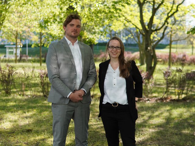 Timo Berg und Diana Häusler. Foto: Cheng-Wen Jaw.