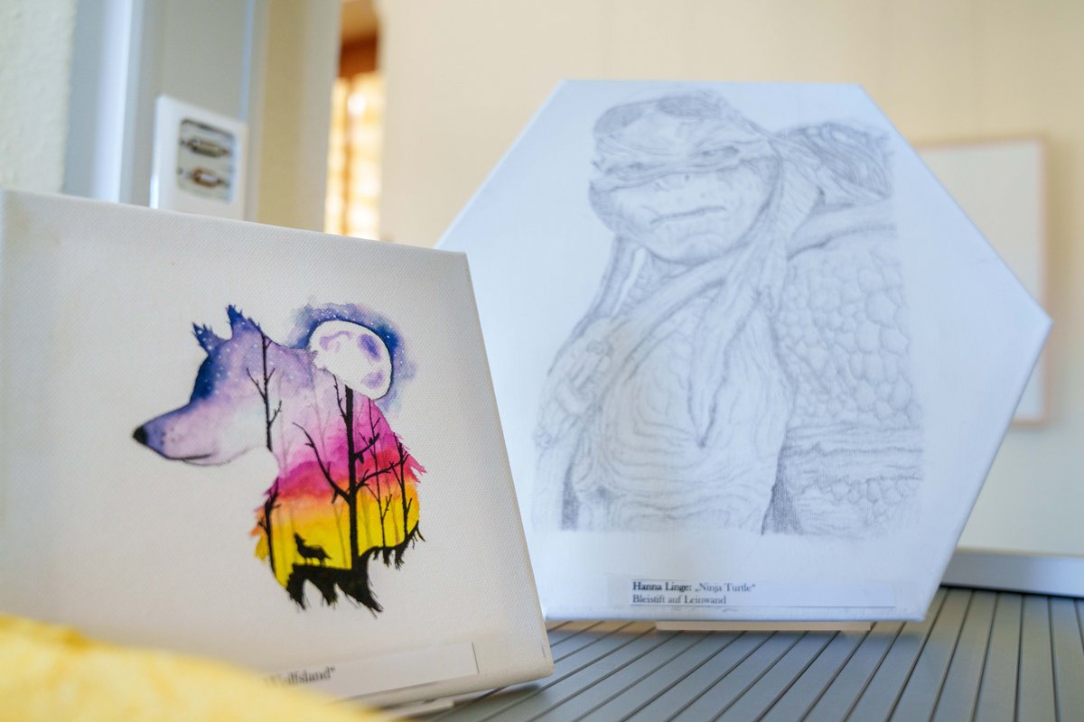 Two pictures from the exhibition.