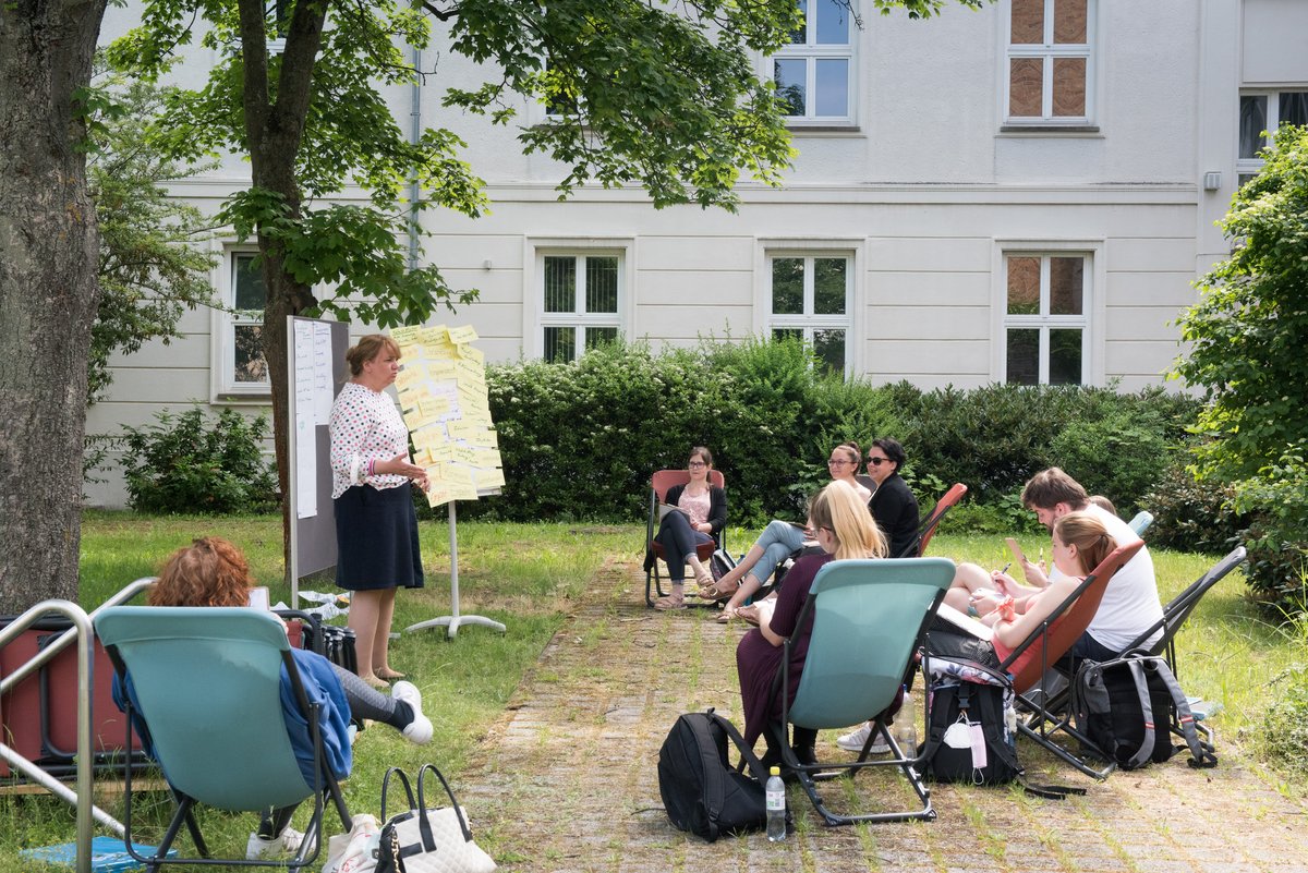 Open-Air Vorlesung der Pflegewissenschaften