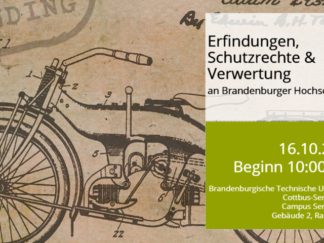 Erfindungen Veranstaltung 16.10.2017 BTU