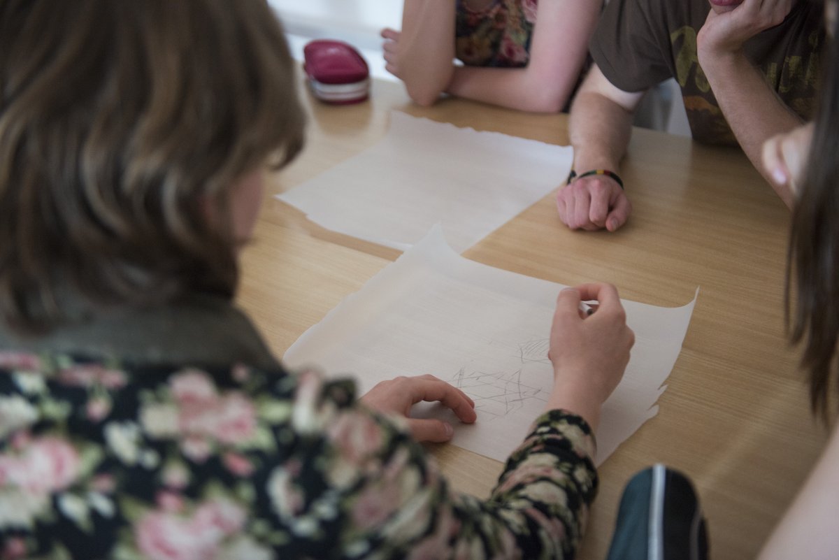 gemeinsames Arbeiten in der Gruppe 