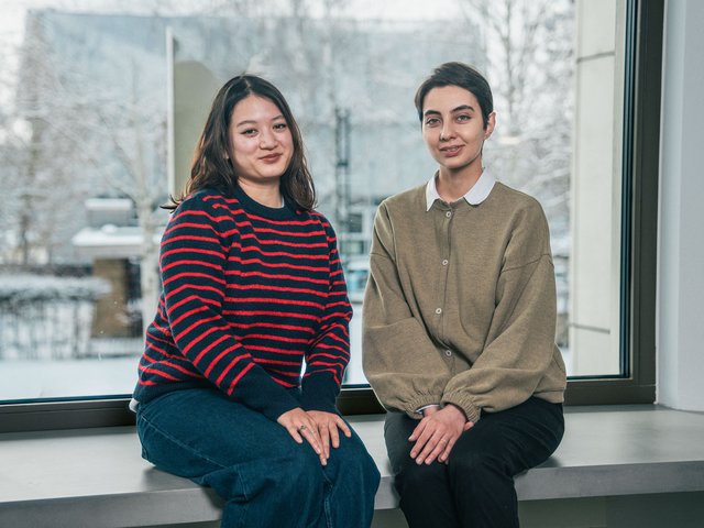 Ha Lien Pham (l.) und Maral Chavoshi Tehrani (r.) sind die neuen BTU-Vertreterinnen EUNICE Student Advisory Board.