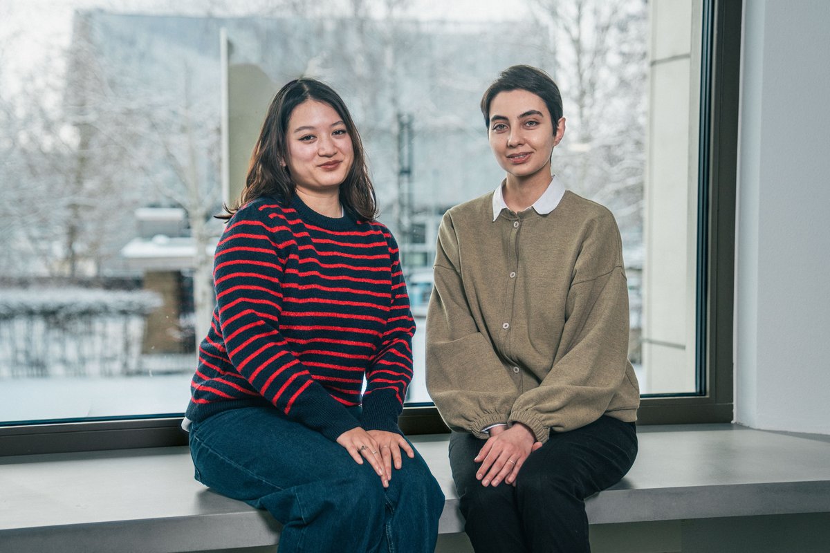 Ha Lien Pham (l.) und Maral Chavoshi Tehrani (r.) sind die neuen BTU-Vertreterinnen EUNICE Student Advisory Board.