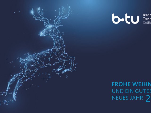 Weihnachtsmotiv 2023: Hirsch