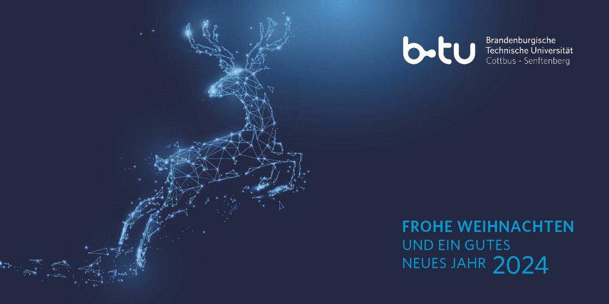 Weihnachtsmotiv 2023: Hirsch